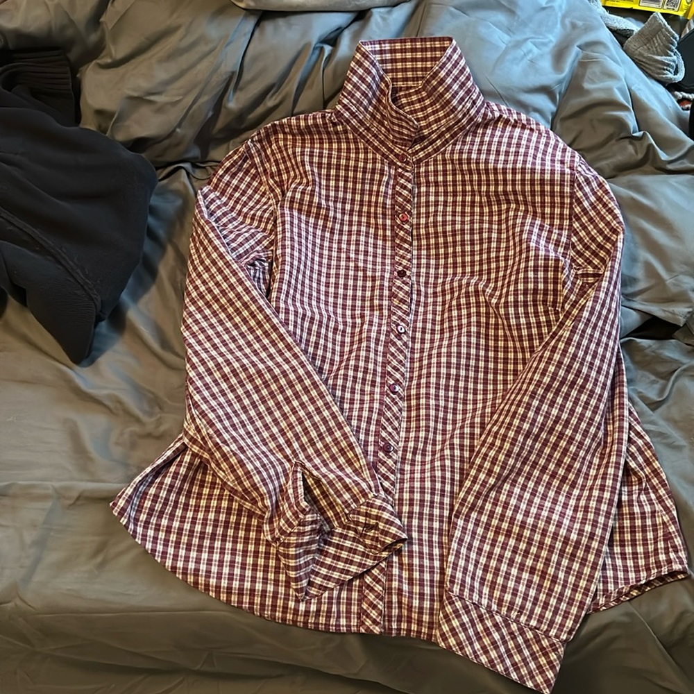 woman’s flannel shirt